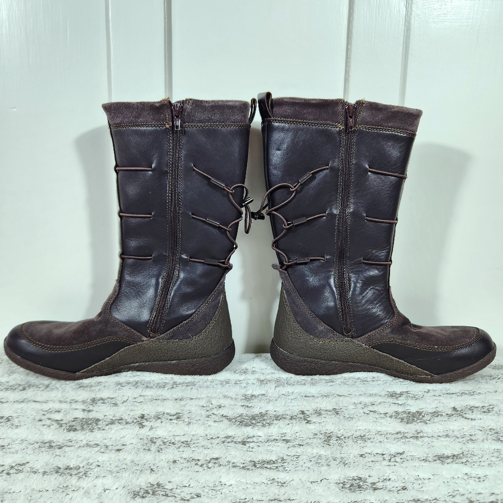Allrounder by Mephisto "Gena" Waterproof Brown Leather Boot | Women's Size 9.5 - Picture 5 of 13